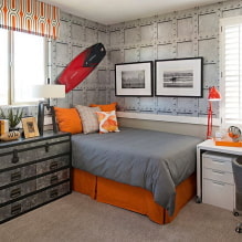 Loft-style nursery: design features, photo in the interior of room-3