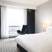 Black and white bedroom: design features, choice of furniture and decor-0