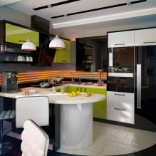 Modern kitchens: design features, finishes and furniture-8