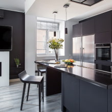 Kitchen with an island - interior photo-6