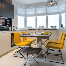 How to decorate the interior of a small kitchen? -4