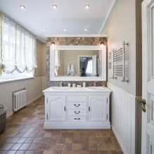 Lighting in the bathroom: tips for choosing, location, design ideas-7