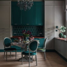 Gray kitchen in the interior: design examples, combinations, choice of finishes and curtains-0