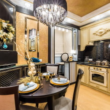 Art Deco kitchen: design features, real design examples-0