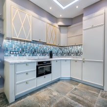 Art Deco kitchen: design features, real design examples-5