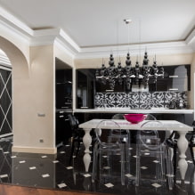 Art Deco kitchen: design features, real design examples-7