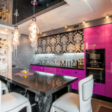 Art Deco kitchen: design features, real design examples-8