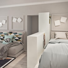 How to equip a living room and a nursery in one room? -6