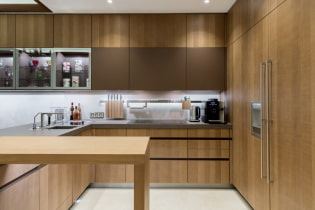 Brown kitchen: combinations, design ideas, real examples in the interior