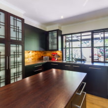 Japanese-style kitchen: design features and design examples-5