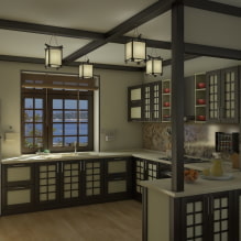 Japanese-style kitchen: design features and design examples-7