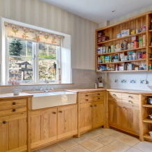 Country style kitchen: features, ideas for home and apartment-4
