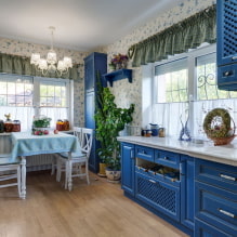 Country style kitchen: features, ideas for home and apartment-5