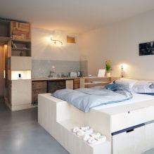 How to make a sleeping place in the kitchen? Photos, the best ideas for a small room. -6