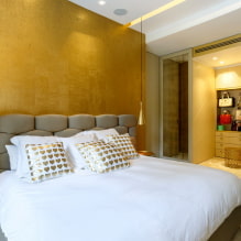 Dressing room in the bedroom: placement options, photo in the interior-2