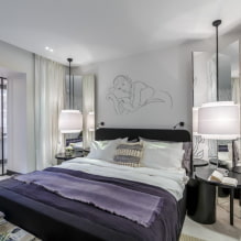 How to properly organize lighting in the bedroom? -7