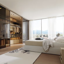 What is the internal filling of a wardrobe in a bedroom? -2