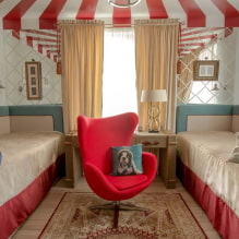 Children's room for children of different sexes: zoning, photo in the interior-1