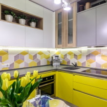 Tile apron for the kitchen: advice on choosing, design, photo in the interior-6