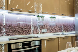 Beautiful aprons for the kitchen: decoration ideas and recommendations for choosing