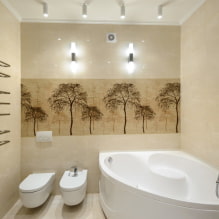Bathroom interior combined with toilet-8