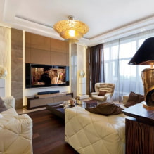 Living room in art deco style - the embodiment of luxury and comfort in the interior-0