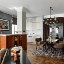 Living room in art deco style - the embodiment of luxury and comfort in the interior-1