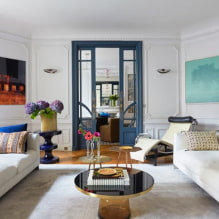 Living room in modern style: design features, photo in the interior-5