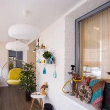 How to decorate the walls on the balcony? Design ideas and photos.-1