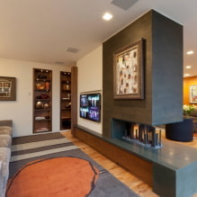 Room zoning: methods and options, examples in the interior-0