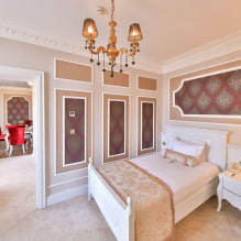 Wall moldings: design examples and placement options-8