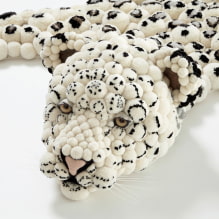 How to make a rug from pompons with your own hands? -0