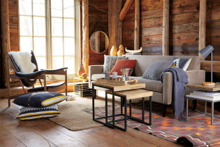 Rustic style in the interior: features, photos, design ideas