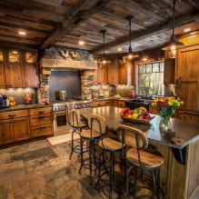 Rustic style in the interior: features, photos, design ideas-0