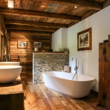 Rustic style in the interior: features, photos, design ideas-4