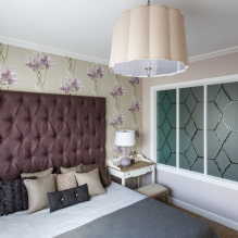 How to decorate a small bedroom of 9 sq. m? -3