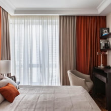 How to decorate a small bedroom of 9 sq. m? -8