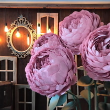 How to make large flowers from corrugated paper? MK step by step-1