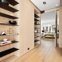 Shelves on the wall: photos, views, original design ideas-5