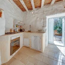 Features of the design of the kitchen in the Mediterranean style-3
