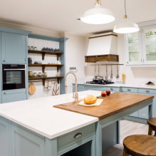 Features of the design of the kitchen in the Mediterranean style-7