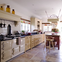 Kitchen in the English style: design tips (45 photos) -7