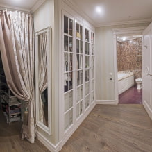 Dressing room in the hallway: views, photos in the interior, design ideas-2
