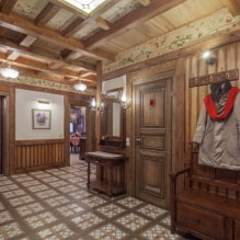 How to decorate the interior of a hallway in a private house? -6