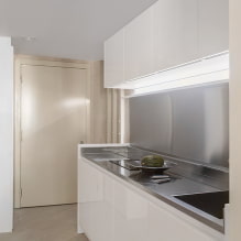 How to make a kitchen in the hallway and hallway? -3