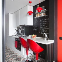 How to make a kitchen in the hallway and hallway? -4