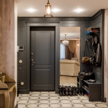 How to choose a color for the hallway and corridor? Dark or light interior? -1