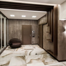 How to decorate a high-tech style corridor and hallway design? -0