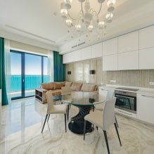 Kitchen-living room 25 sq m - an overview of the best solutions -3