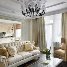 Kitchen-living room interior in Khrushchev: real photos and ideas-3